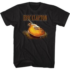 Eric Clapton Guitar Black Adult T Shirt